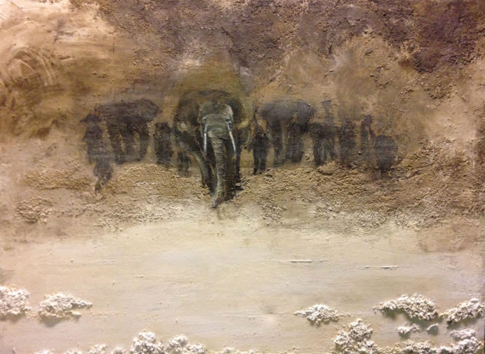 Elephants and peace, Rocío Maldonado